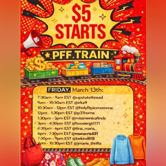 Join us for the PFF Train! Friday, March 13th - Picture 2 of 2